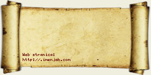 Valentina Radovanović vizit kartica